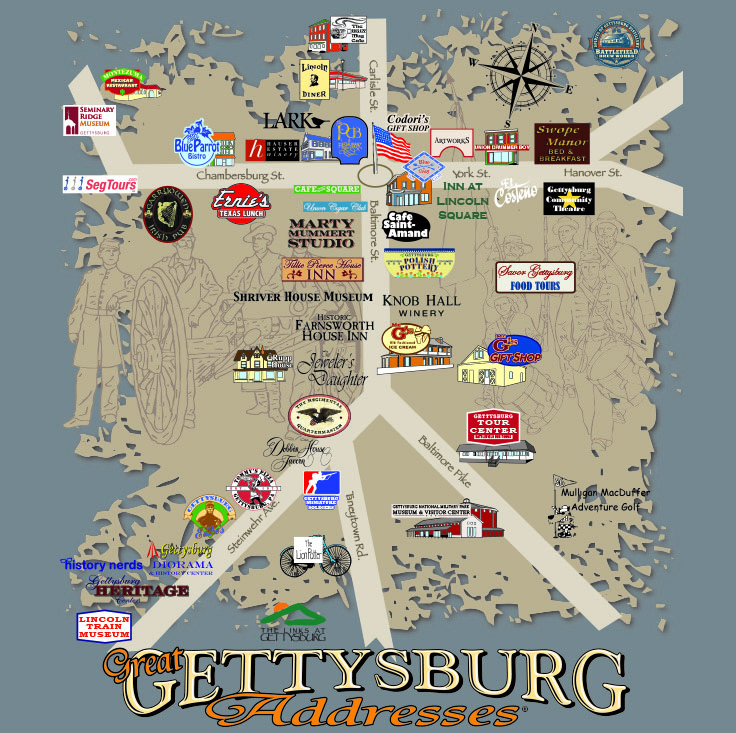 Great Gettysburg Map